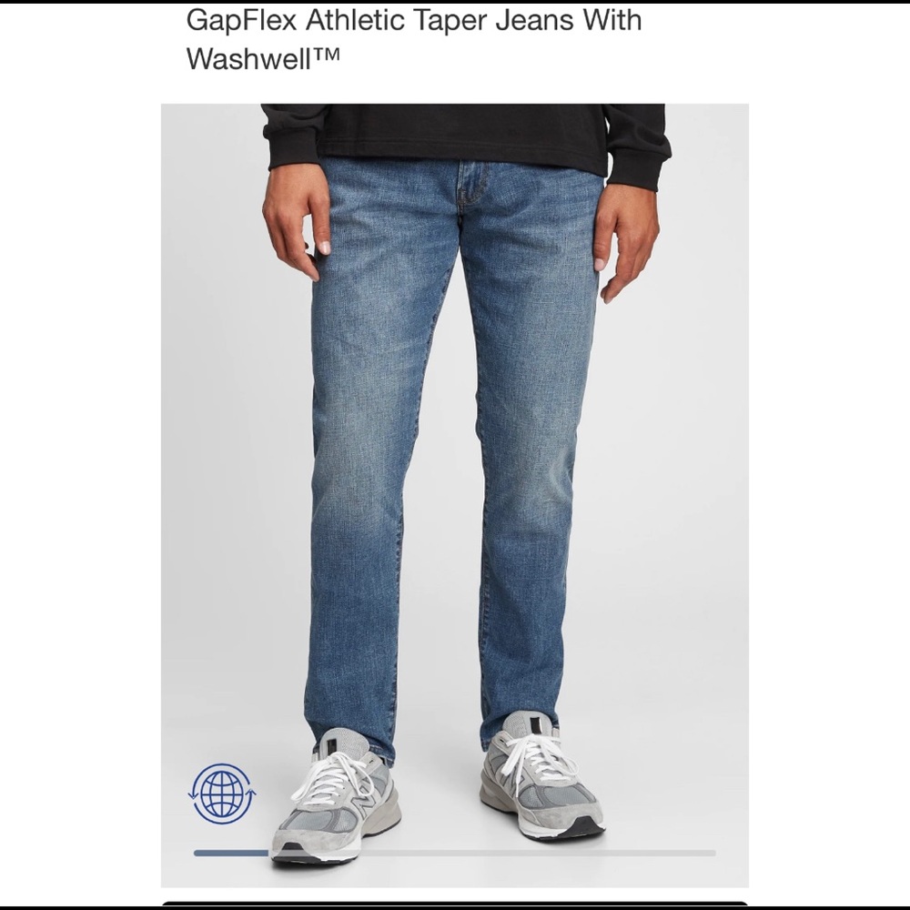 Gap Mens Athletic Taper Jeans NWT